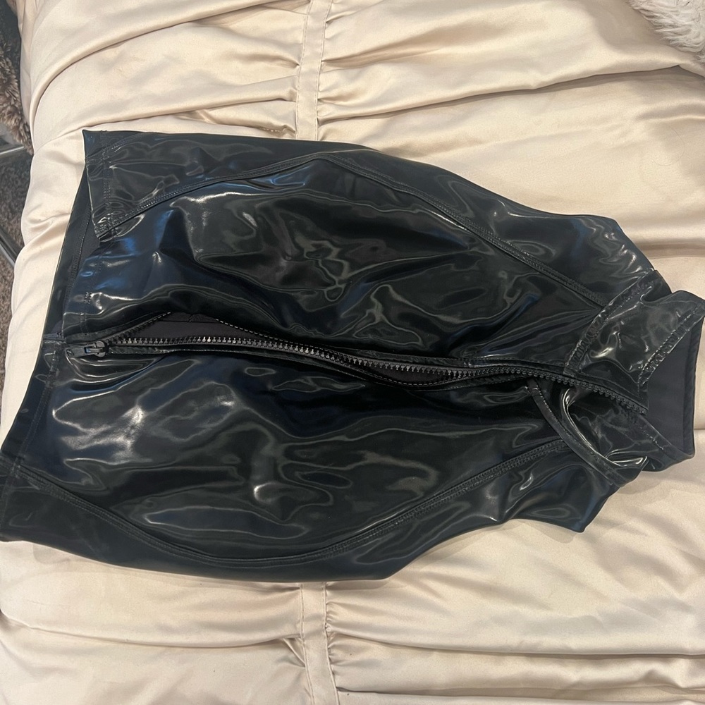 Saks Fifth Ave Heroine Sport Vinyl Vest Bra